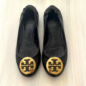 Tory Burch Black Flats 8.5